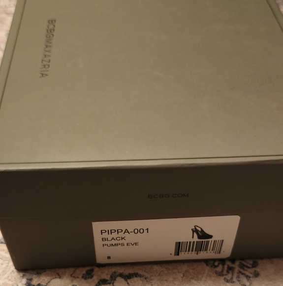 BCBGMaxAzria black sling back heels Pippa Size 7 - Picture 15 of 15